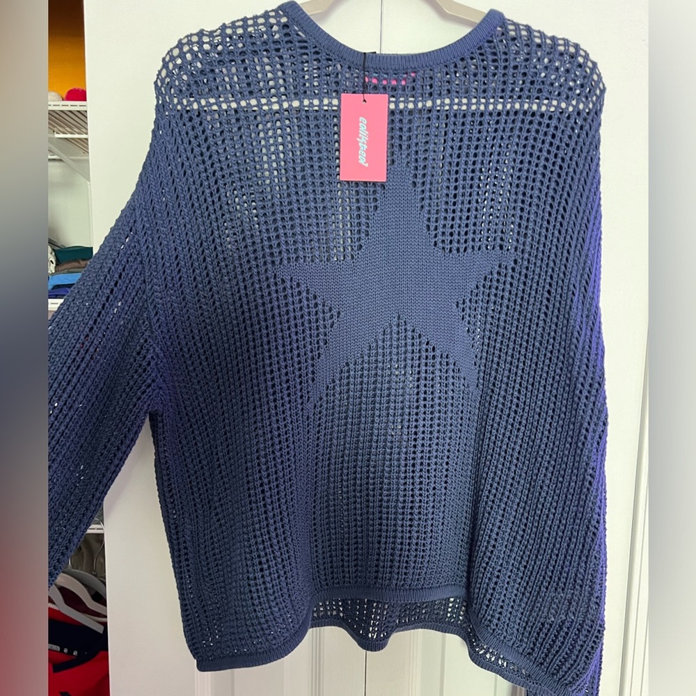 NWT Edikted star sweater